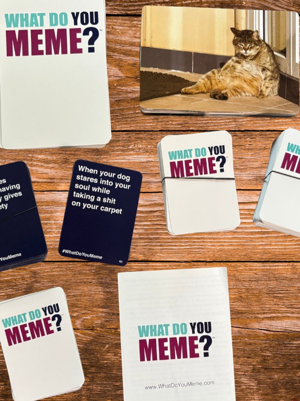 What Do You Meme? Party Game Complete Set | Adult Meme Card Game | No Box
